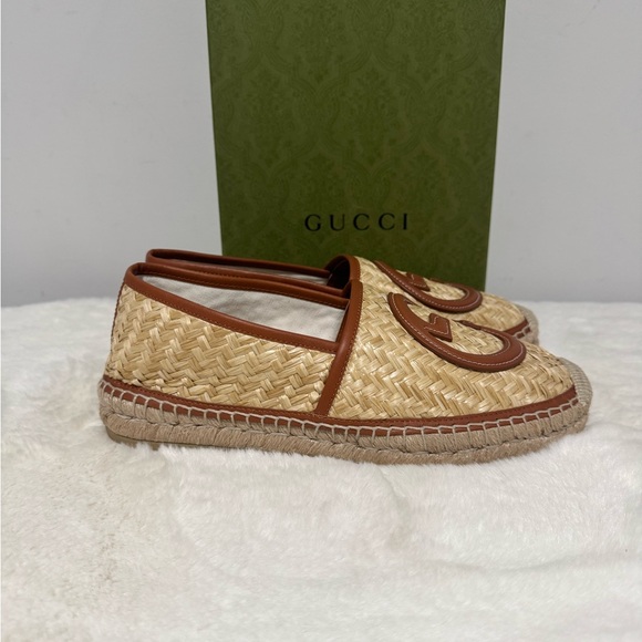 Gucci Men’s Brown and Cream Espadrilles - Picture 3 of 7